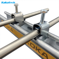 Serre-câbles Unistrut sur mesure 2-1/2'' en acier inoxydable réglables pour profilés Unistrut