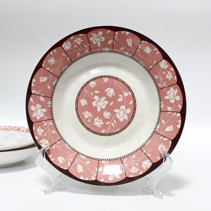 Platos de Restaurante de 8 Pulgadas con Impresión, Vajilla de Cerámica con Impresión por Tampografía, Platos de Porcelana con Diseño Artístico para el Sudeste Asiático - Product Image 2