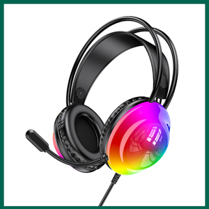 Jokade Chất Lượng Cao 360 ° Nhạy Cảm Microphone Đầy Màu Sắc RGB Chiếu Sáng Cạnh Tranh Chơi Game 3.5Mm * 2 + USB Cắm Tai Nghe Có Dây - Product Image 4
