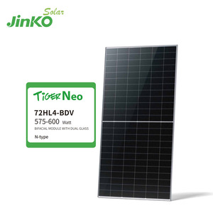 Jinko Tiger Neo 590W 72hl4-bdv 575-600 <span class=keywords><strong>W</strong></span> mô-đun hai mặt với kính kép n-loại Tấm Pin Mặt Trời 575W 580W 585W 590W 600 <span class=keywords><strong>W</strong></span> - Product Image 1