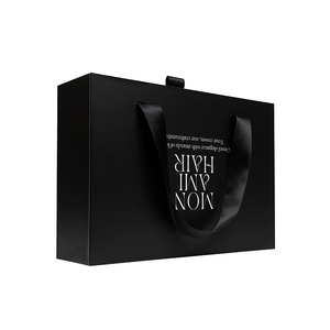 Wholesale Custom Logo Rigid Sliding Out Drawer Box Gift Box for Jewelry Wig Storage Retail Box With Silk <strong>Cloth</strong> - Product Image 2