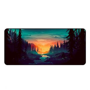 Minimalist Large <b>XL</b> Custom Sublimation Gaming <b>Mouse</b> <b>Pad</b> with Soft Natural Rubber Base Minimalist Line Design in Stock - Product Image 1