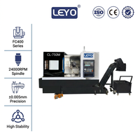 Tour-fraiseuse CNC LEYO CL-750M avec tourelle motorisée, machine de tournage et de fraisage CNC, machine de fraisage CNC pour métaux