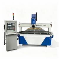 Routeur CNC ATC à commande Syntec haute vitesse avec moteur et boîte de vitesses pour la fabrication de panneaux composites en aluminium