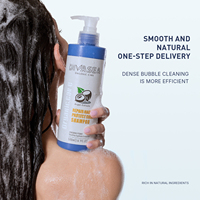 Divasea Shampooing Professionnel Réparateur Protection Couleur à l'Huile d'Argan, Kératine et Vitamine E, Sans Sulfate, Soin pour Cheveux Teints et Abîmés 500ml