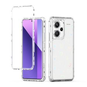 360 coque de téléphone acrylique pailletée pour Xiaomi Poco X6 <span class=keywords><strong>M6</strong></span> pour Redmi Note 14 13 Pro Plus 4G 14C A3 5G papier à motif Laser - Product Image 5