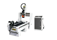 Snelle Hobby Houtbewerkingsmachine Mini Cnc 6012 Atc Boorfreesmachine Cnc Atc Router Voor Hout