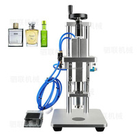 Petite ampoule de bouteille de collier semi-automatique, liquide oral, parfum, bouteille d'huile, presse-étoupe, machine à sceller, machine à attacher