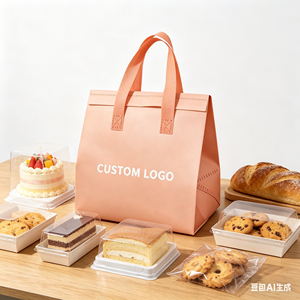 Factory Custom Insulated Food Delivery Bag Non Woven Aluminum Foil Tea <b>Coffee</b> <b>Takeaway</b> Bag Custom Logo Size Color Wholesale - Product Image 1