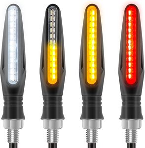 Clignotant de moto 12V mini, lumière ambre, clignotant dynamique séquentiel, indicateur lumineux pour moto - Product Image 1