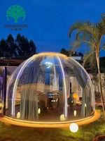 Maison à bulles de style moderne avec ciel étoilé pour camping, hôtel, restaurant ou parc-Abri barbecue résistant aux intempéries pour villa et tente