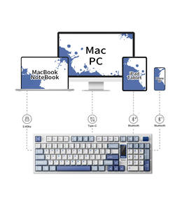 AKKO Glacier 5098B Mechanisch Toetsenbord met Scherm 1800 Compact Formaat TFT Scherm 8000mAh Snelladen Aangepast Gaming Toetsenbord - Product Image 6