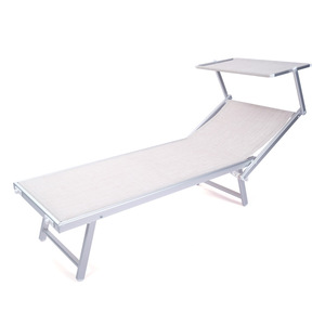 Chaise longue de jardin pliable moderne très vendue, pour extérieur, plage, piscine, camping, avec auvent - Product Image 3