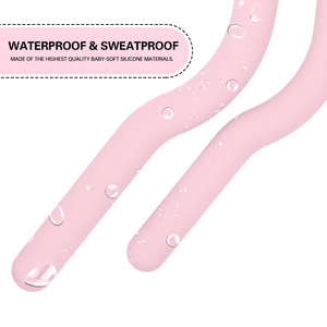 LADYGLOW Barre d'haltères de yoga pour femmes, 15lb, 25lb, rose, en silicone, pour musculation, pilates - Product Image 5