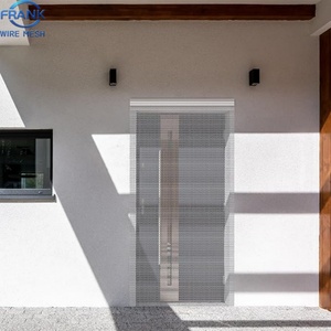 Tenda a Rete Metallica Decorativa Colorata in Alluminio per Facciate di Edifici - Product Image 1