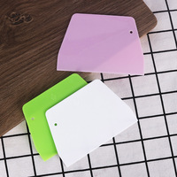 Grattoir à pâte en plastique polyvalent, 2 pièces, coupe-pâte à Pizza, pour gâteau de pâtisserie