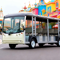 Autobús Turístico Eléctrico de Cuatro Ruedas Personalizable Con/Sin Puertas, 23 Asientos, 30 km/h, Autonomía de 85-105 km para Turistas