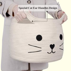 Organizer for <strong>Change</strong> <strong>Table</strong> Portable Carry Tote for Newborn Girl Nursery with Handles Storage <strong>Basket</strong> - Product Image 6