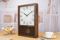 Horloge à pendule de style rétro antique avec chiffres romains pour la maison ou le bureau