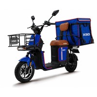 Moto électrique à deux roues, batterie lithium 1000W, moteur sans balais, fabriquée en Chine, pour la livraison.