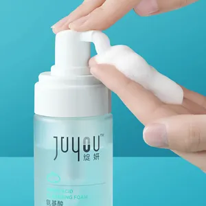 Limpiador facial de espuma de etiqueta privada, limpieza suave sin irritación
