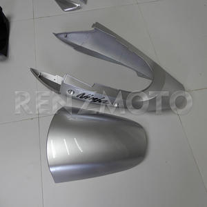 Carénages de moto adaptés à Kawasaki ZX12R 2000-2001, carrosserie en plastique ABS noir argenté - Product Image 6