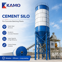 Silo à ciment vertical robuste pour centrale à béton et projets de construction