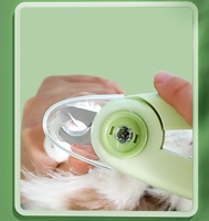 Coupe-ongles lumineux pour animaux de compagnie, ciseaux de toilettage pour animaux de compagnie, outil sûr en acier inoxydable, coupe-ongles lumineux pour chat et chien, coupe-ongles pour animaux de compagnie