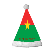 Meistverkaufte Brunei-Flagge Weihnachtsmützen Komfortable Plüsch-Weihnachtsmützen für Erwachsene Neujahrs-Festliche Party-Kopfbedeckung