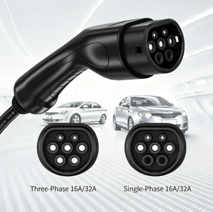 Cargador de Coche Eléctrico Portátil Tipo 2, Estándar Europeo, Negro, 16A 32A 7KW 22KW AC, para Uso Doméstico - Product Image 5