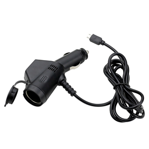 Cargador de Coche con Doble USB y Cable a Encendedor de Cigarrillos, Cargador Tres en Uno con Puerto para Encendedor de Cigarrillos - Product Image 1