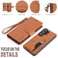 Étui portefeuille de luxe avec porte-cartes pour Samsung Galaxy S26 Ultra/S25/S24/S23 PLUS, coque de téléphone en cuir PU à rabat