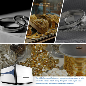 جهاز اختبار الذهب المحمول عالي الدقة باستخدام الأشعة السينية الفلورية، كاشف المعادن الثمينة، جهاز فحص النقاء والكثافة لمحلات الذهب - Product Image 3
