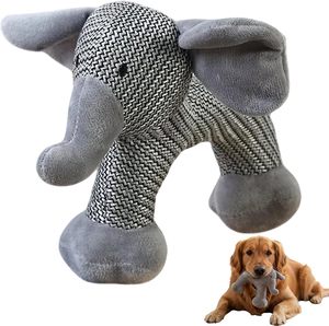 Juguete de Peluche Personalizado al por Mayor con Diseño de Animales de Mezclilla, Juguete Chirriante para Perros - Product Image 1