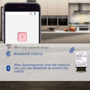 220V 30A tuya chuyển đổi thông minh không dây điều khiển từ xa Relay Module BREAKERS RF433MHz điều khiển làm việc với Alexa Google nhà - Product Image 3