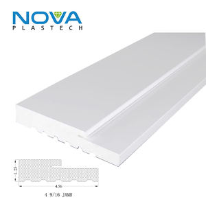 Modern Design Wooden Composite <strong>PVC</strong> Door Jamb Frame <strong>Moulding</strong> For Hotel Window Frames - Product Image 1