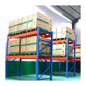 Bán Buôn 1.5 Tấn Công Suất Pallet <span class=keywords><strong>Rack</strong></span> Tuỳ Chỉnh Màu Xanh/Cam Đa Cấp Thép Lưu Trữ Kệ - Product Image 1