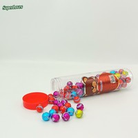 Boules de chocolat multicolores de haute qualité au goût amer et sucré, emballage en forme de balle de tennis, vente chaude