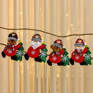 Nouveau Pendentif en Tissu pour 2026, Décoration de Sapin de Noël, Figurine en Velours à Serrer le Sapin - Product Image 1