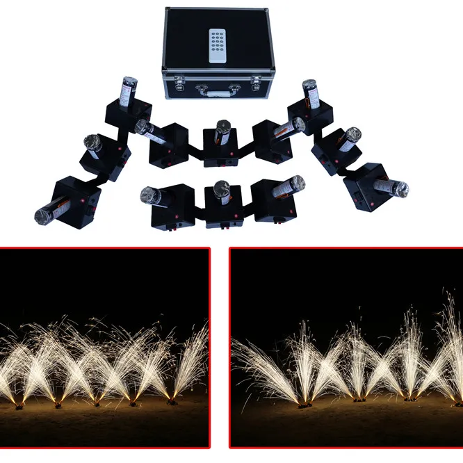 8 cue 12 cue 9 v wireless remote control firing system for cold fountain stage fireworks with rapid fire and fire all