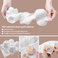 Moule à gâteau SILIKOLOVE multi-formes et multi-styles, antiadhésif en silicone platine LFGB sans BPA pour la décoration de gâteaux et mousses