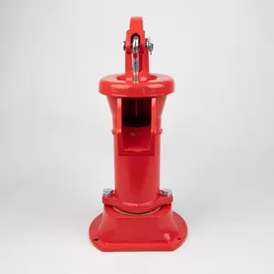 Family Home Irrigation Hand Manual Parts Black Red Color Adjustable Water Well Pitcher Pump