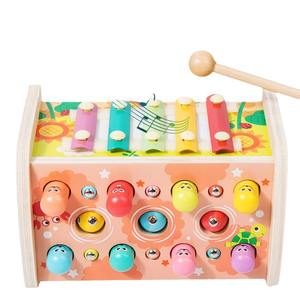 Лидер продаж, многофункциональная игра «Лев, Крот», игра «Поймай червя», музыкальный ударный инструмент, детская музыкальная игрушка Монтессори - Product Image 4