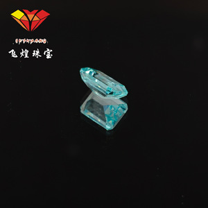Feihuang Jewelrys Tormalina Paraba Coltivata in Laboratorio Premium 4x6 Rettangolare Taglio Ottagonale <span class=keywords><strong>Pietra</strong></span> Sciolta per Incastonatura Anello Cina - Product Image 4