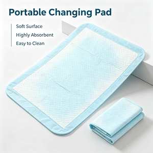 Alèses jetables pour incontinence, haute absorption, tissu non tissé en coton, protection anti-fuites, couleur bleue, vente directe d'usine, personnalisables - Product Image 6