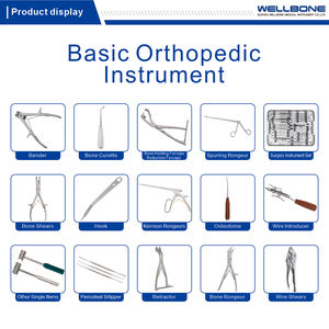 Daftar baru Wellbone sebagian melengkung Double Joint Rongeur untuk instrumen bedah ortopedi Q4-09 - Product Image 4