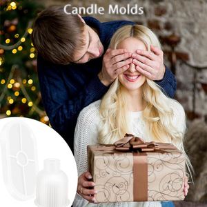 Storage Jar Tray Silicone Mold Set Vase Candlestick <b>Resin</b> Mold DIY Jewelry Storage Box Home Decoration Mold - Product Image 4