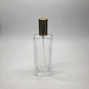 Hình chữ nhật 55ml chai nước hoa thủy tinh nhôm uốn Nắp khuếch tán chất lỏng xà phòng giấy vệ sinh tã Tampon bề mặt dập nóng - Product Image 2