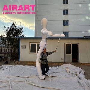 Disfraz de Marioneta Inflable Blanca, Marioneta de Hombre Inflable Española para Actividades y Accesorios - Product Image 4