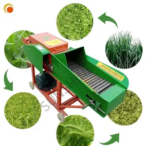 Direct manufacturer electric horizontal hay cutter electric and diesel animal feed hay grass chopper and chaff cutter